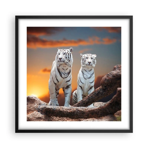 Affiche dans un cadre noir - Poster - Tout comme à Narnia - 50x50 cm