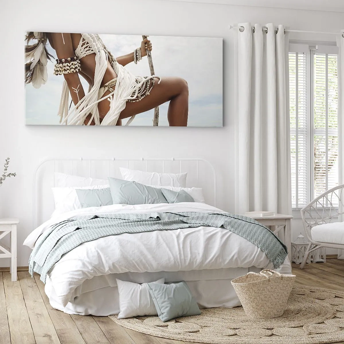 Impression sur toile - Image sur toile - Prêtresse du soleil - 100x40 cm