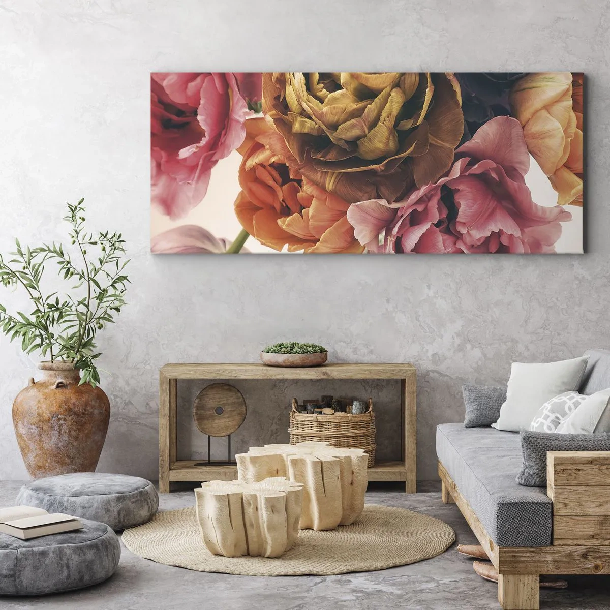 Impression sur toile - Image sur toile - La fête de la vie - 100x40 cm