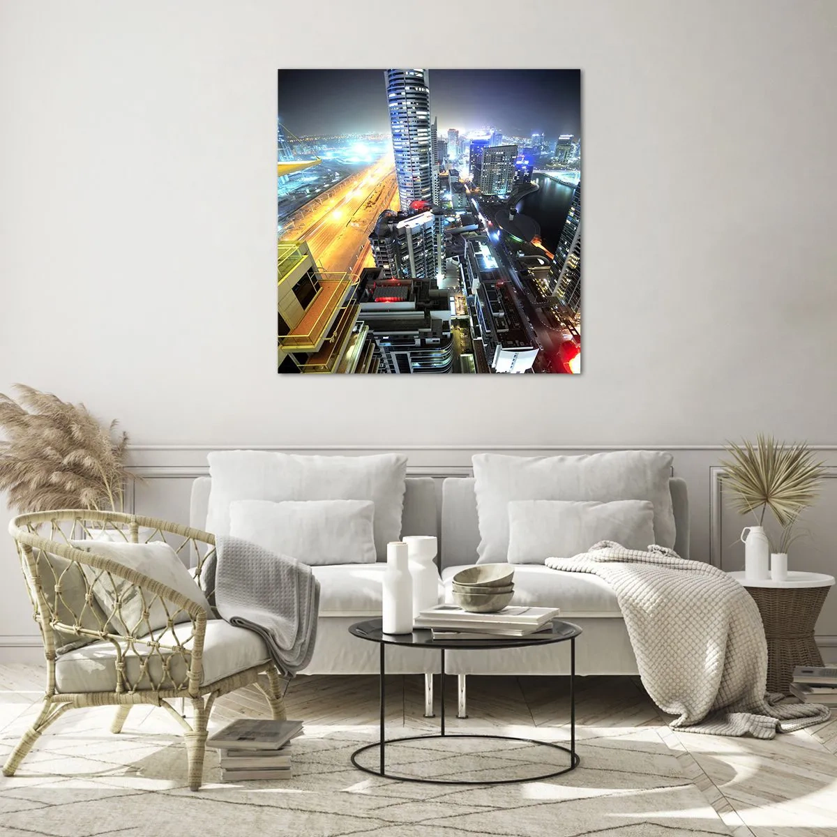 Impression sur verre - Image sur verre - Un miracle dans le désert - 70x70 cm