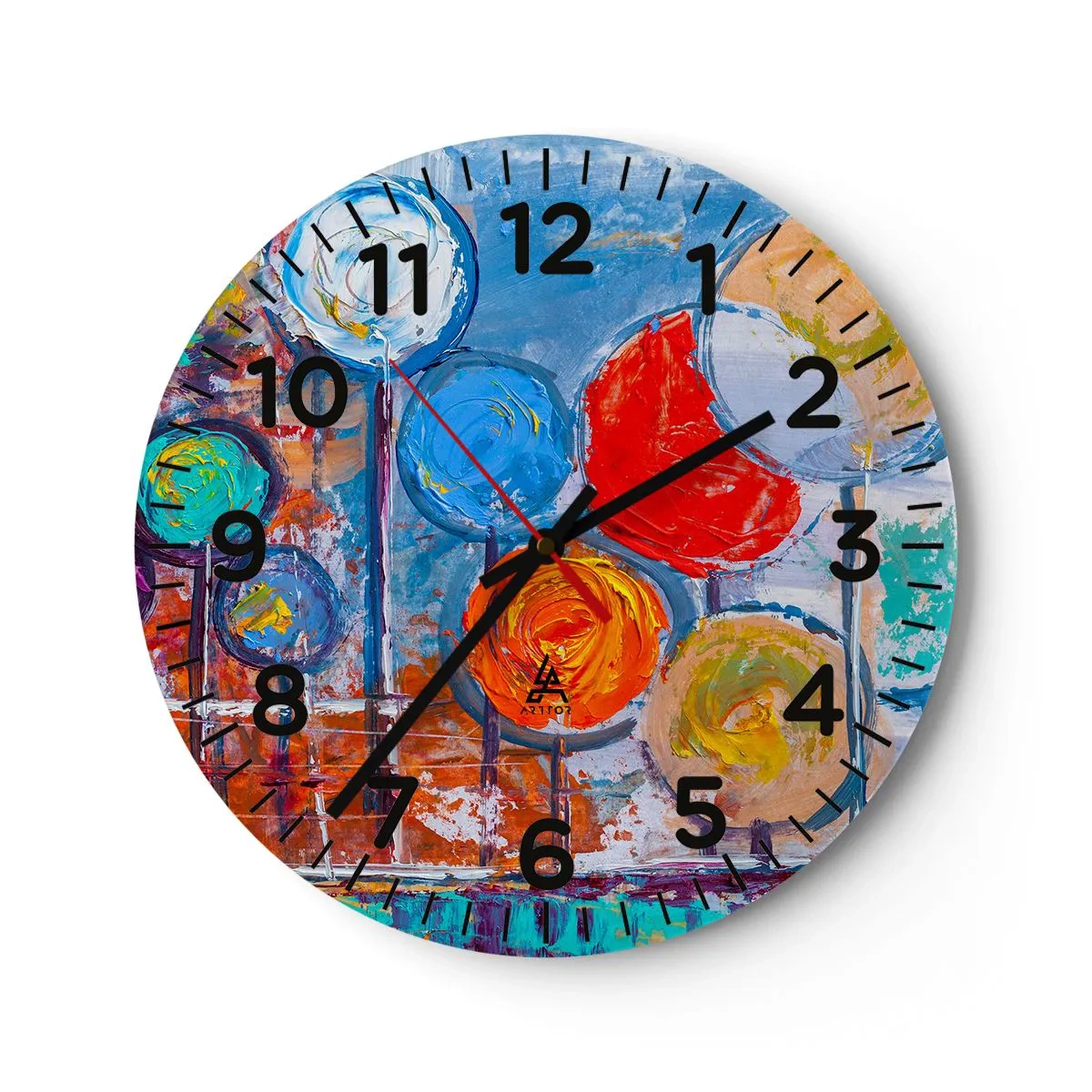 Horloge murale - Pendule murale - Miracles sur le bâton - 40x40 cm
