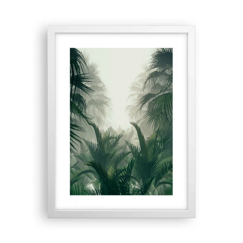 Affiche dans un cadre blanc - Poster - Secret tropical - 30x40 cm