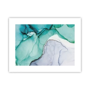 Affiche - Poster - Étude de turquoise - 40x30 cm