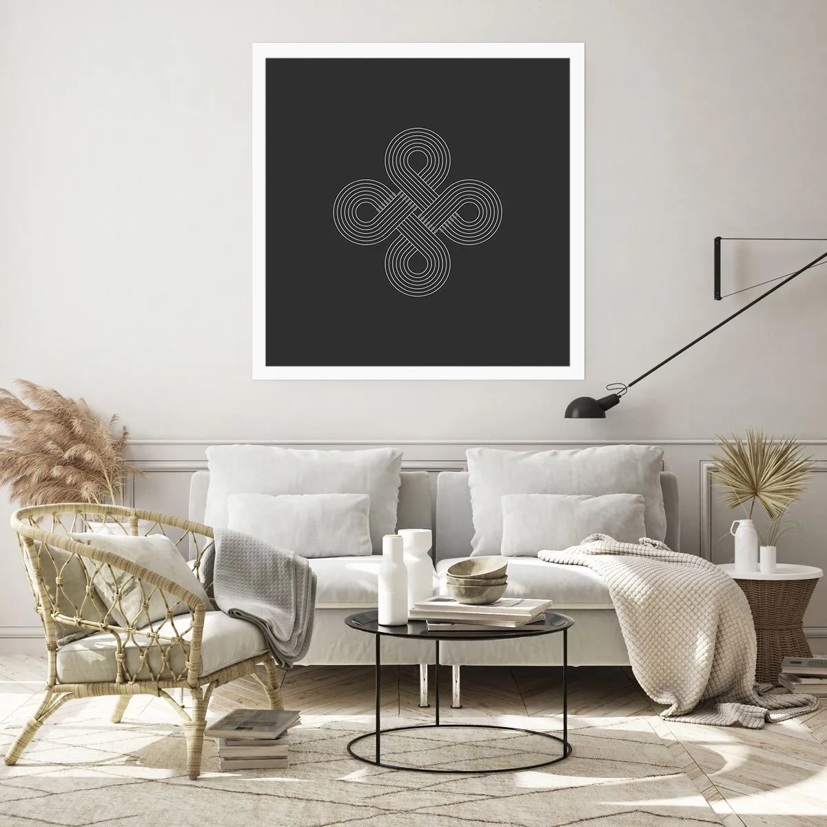 Affiche - Poster - Dans l'âme celtique - 50x50 cm