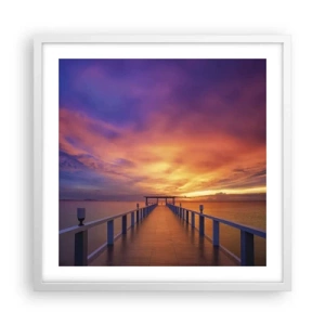 Affiche dans un cadre blanc - Poster - Sans fin - 50x50 cm