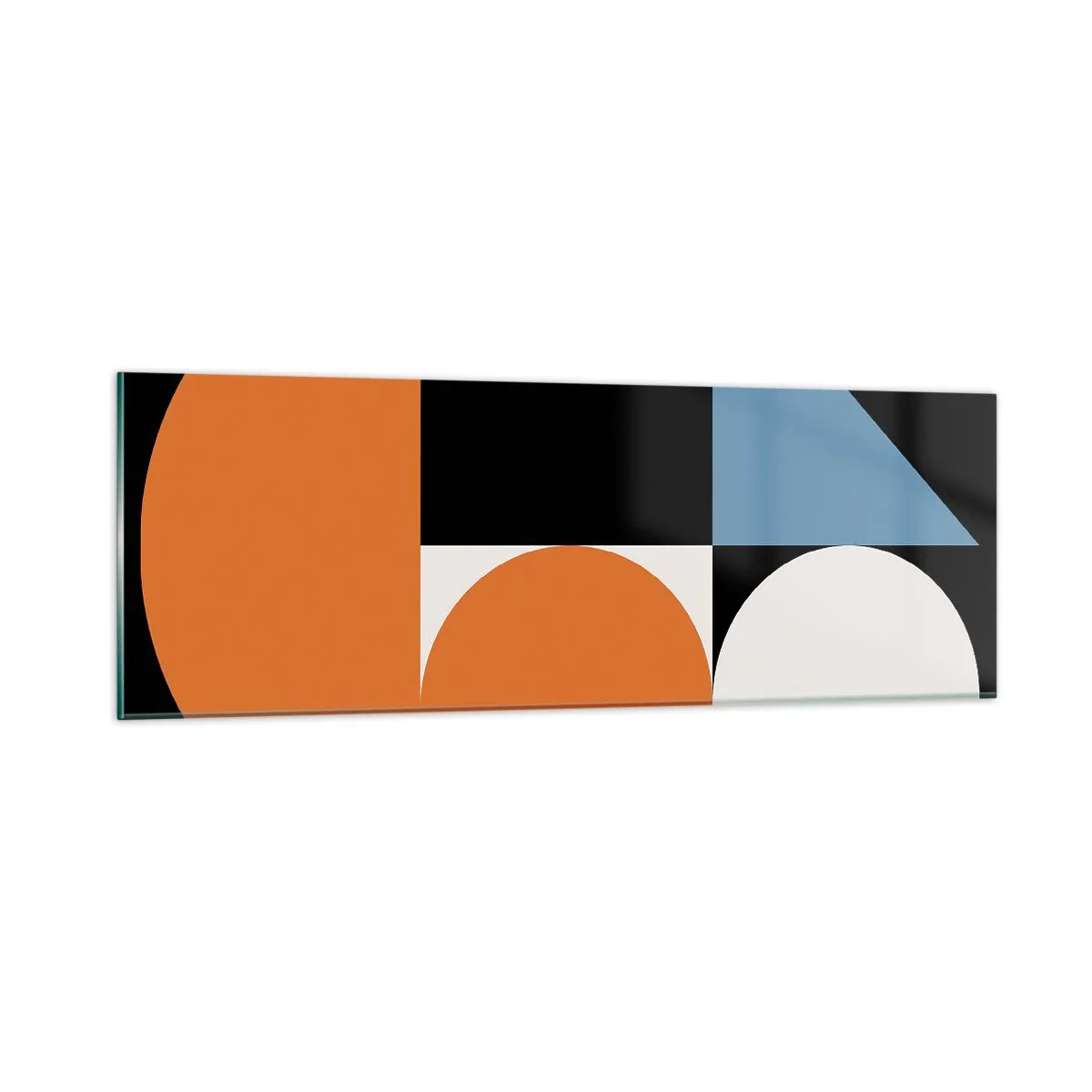 Impression sur verre - Image sur verre - Rangement de figures - 90x30 cm