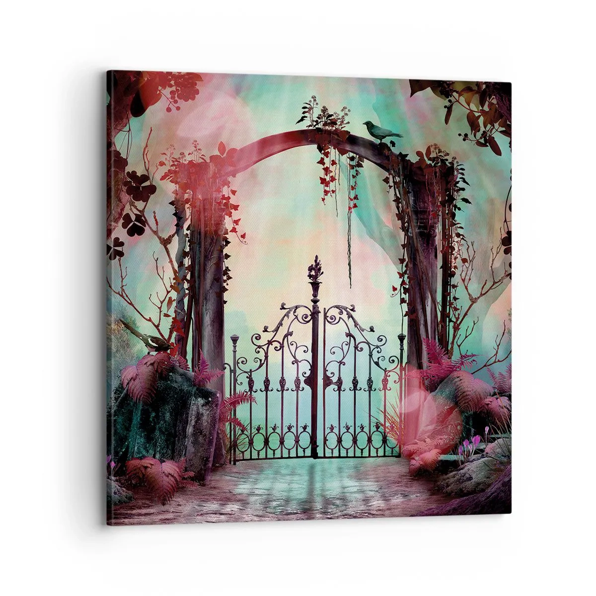 Impression sur toile - Image sur toile - Jardin secret - 70x70 cm