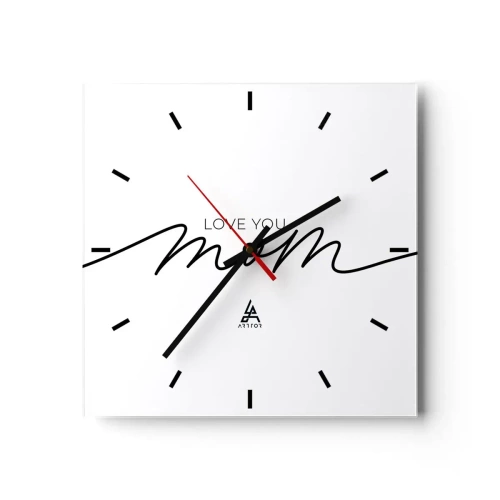 Horloge murale - Pendule murale - Grand chamboulement - 40x40 cm