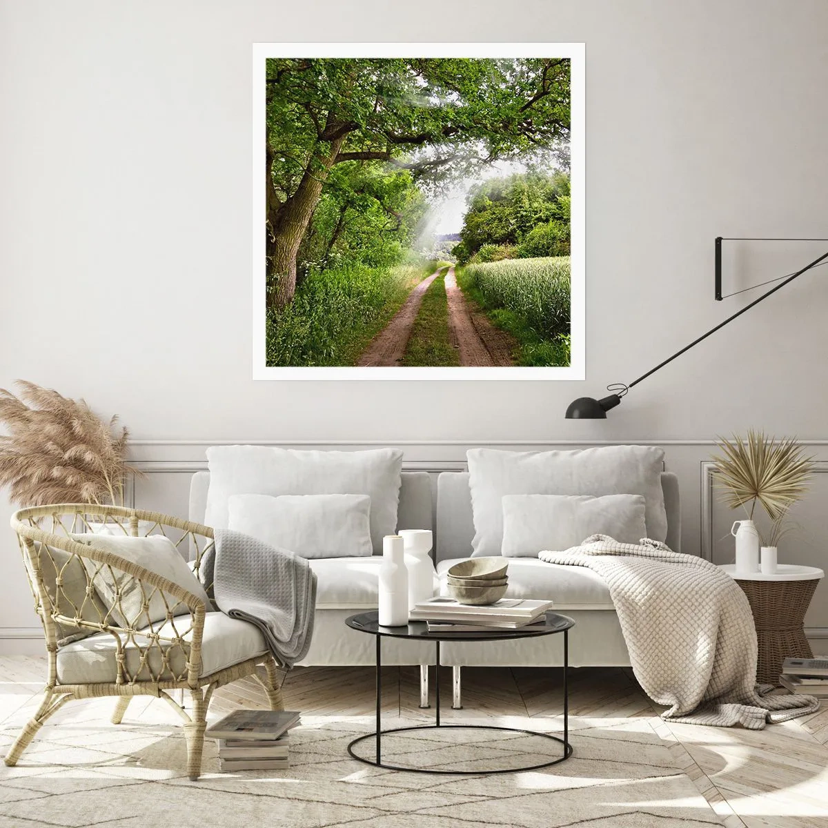 Affiche - Poster - Et in Arcadia ego - 60x60 cm