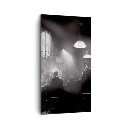 Impression sur toile - Image sur toile - Dans une ambiance jazz - 45x80 cm