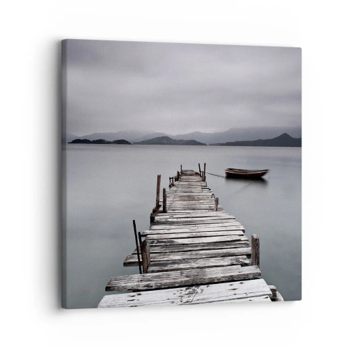 Impression sur toile - Image sur toile - Tu peux partir demain - 30x30 cm