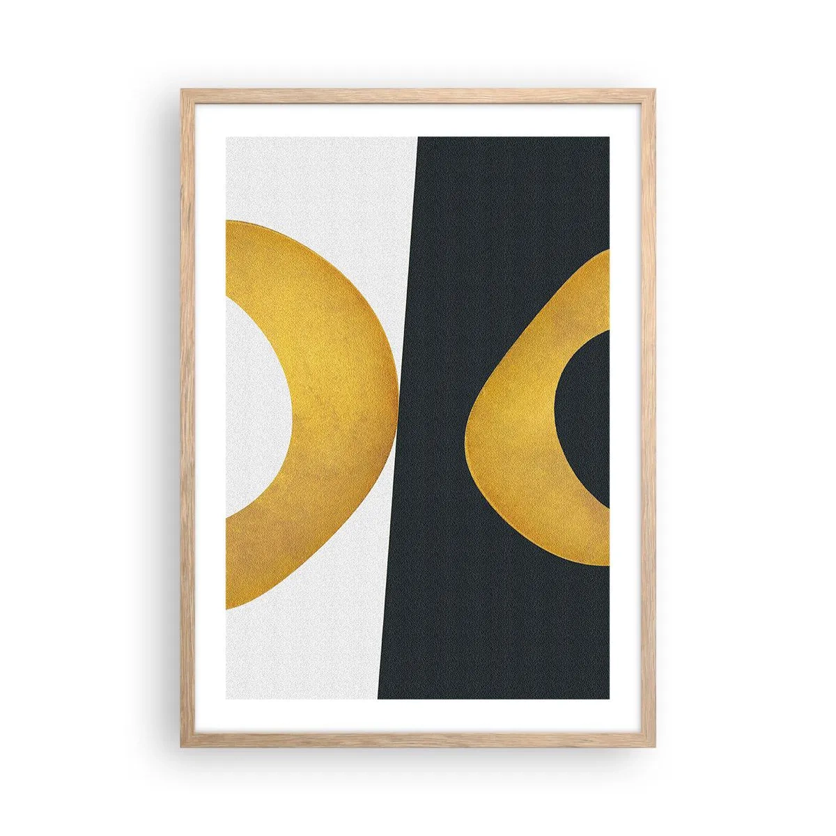 Affiche dans un chêne clair - Poster - Avant tout : l’or - 50x70 cm