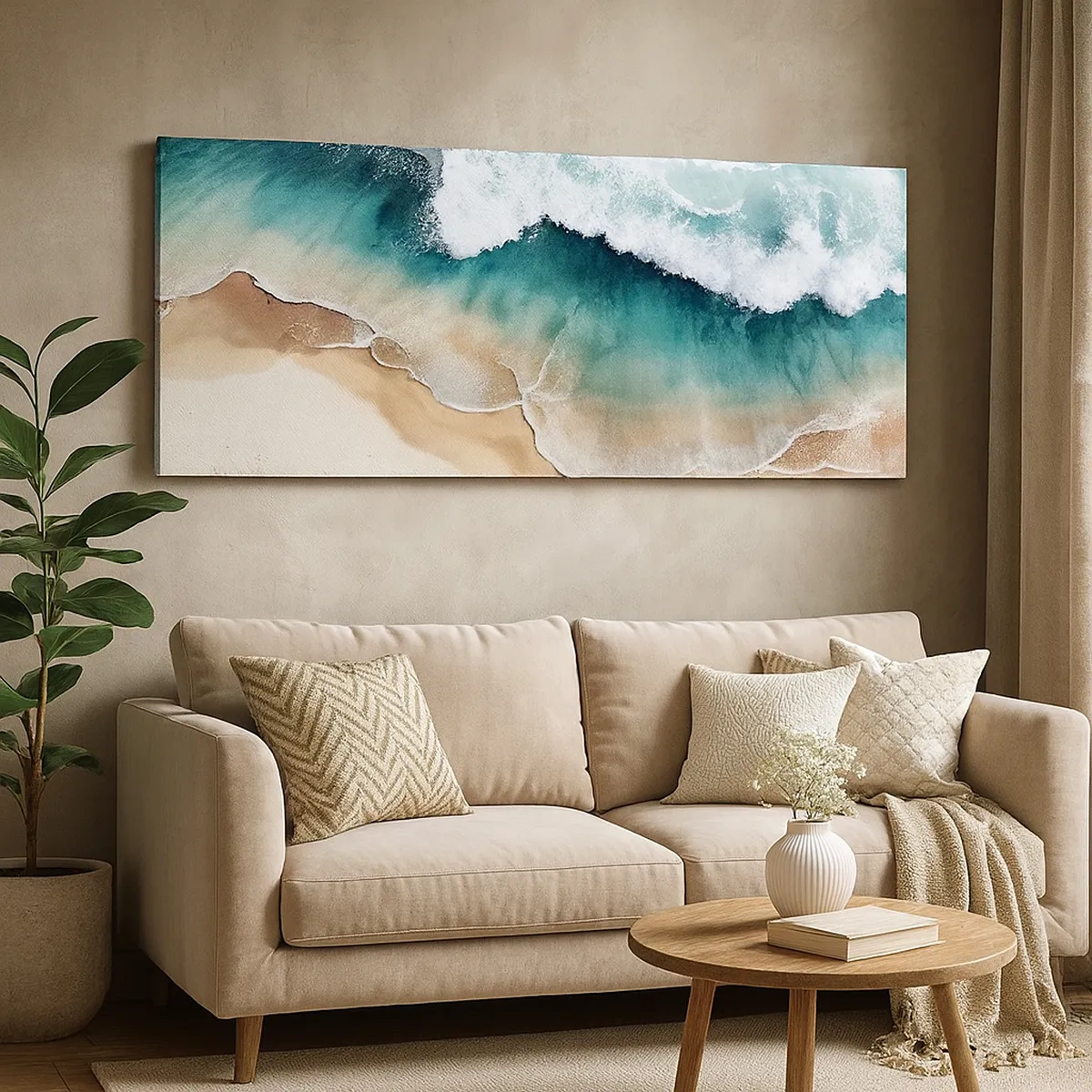 Impression sur toile - Image sur toile - La rencontre éternelle - 30x30 cm