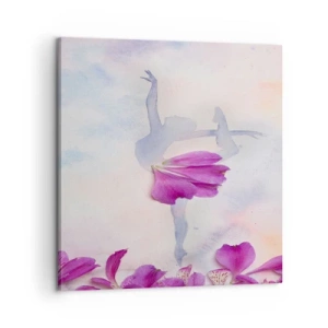 Impression sur toile - Image sur toile - Délicat comme une fleur - 60x60 cm