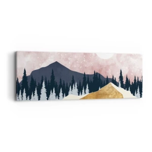 Impression sur toile - Image sur toile - Gardien de la nuit - 90x30 cm