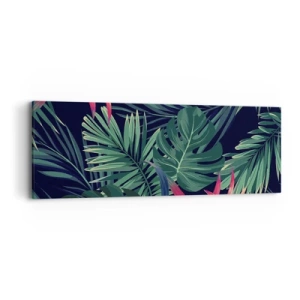 Impression sur toile - Image sur toile - immergé dans la nature - 90x30 cm