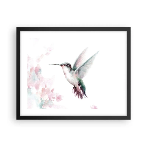 Affiche dans un cadre noir - Poster - Immortalisé dans un battement - 50x40 cm