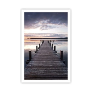 Affiche - Poster - Une frontière tranquille entre le jour et la nuit - 61x91 cm