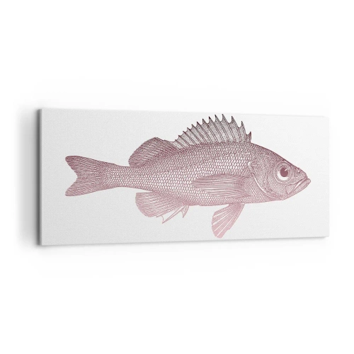 Impression sur toile - Image sur toile - Poisson aux grands yeux - 100x40 cm
