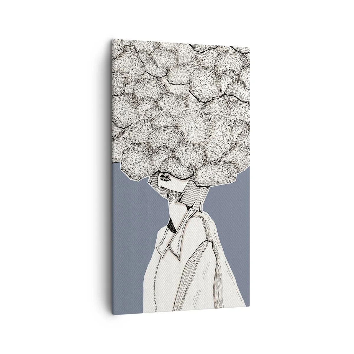 Impression sur toile - Image sur toile - La tête dans les nuages - 45x80 cm
