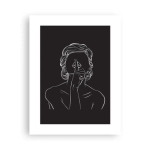 Affiche - Poster - La beauté s'épanouit en silence - 30x40 cm