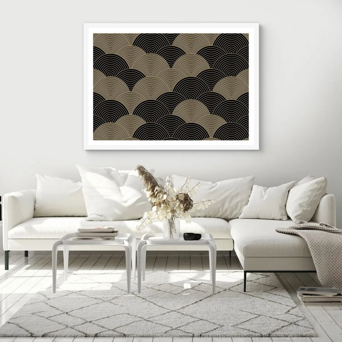 Affiche dans un cadre blanc - Poster - Unité dans la multiplicité - 40x30 cm