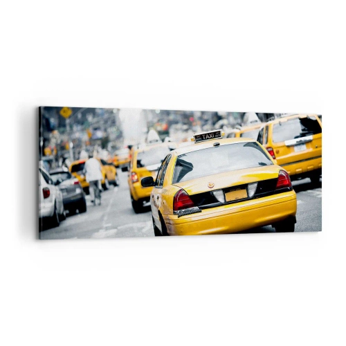 Impression sur toile - Image sur toile - Seulement dans cette ville - 100x40 cm