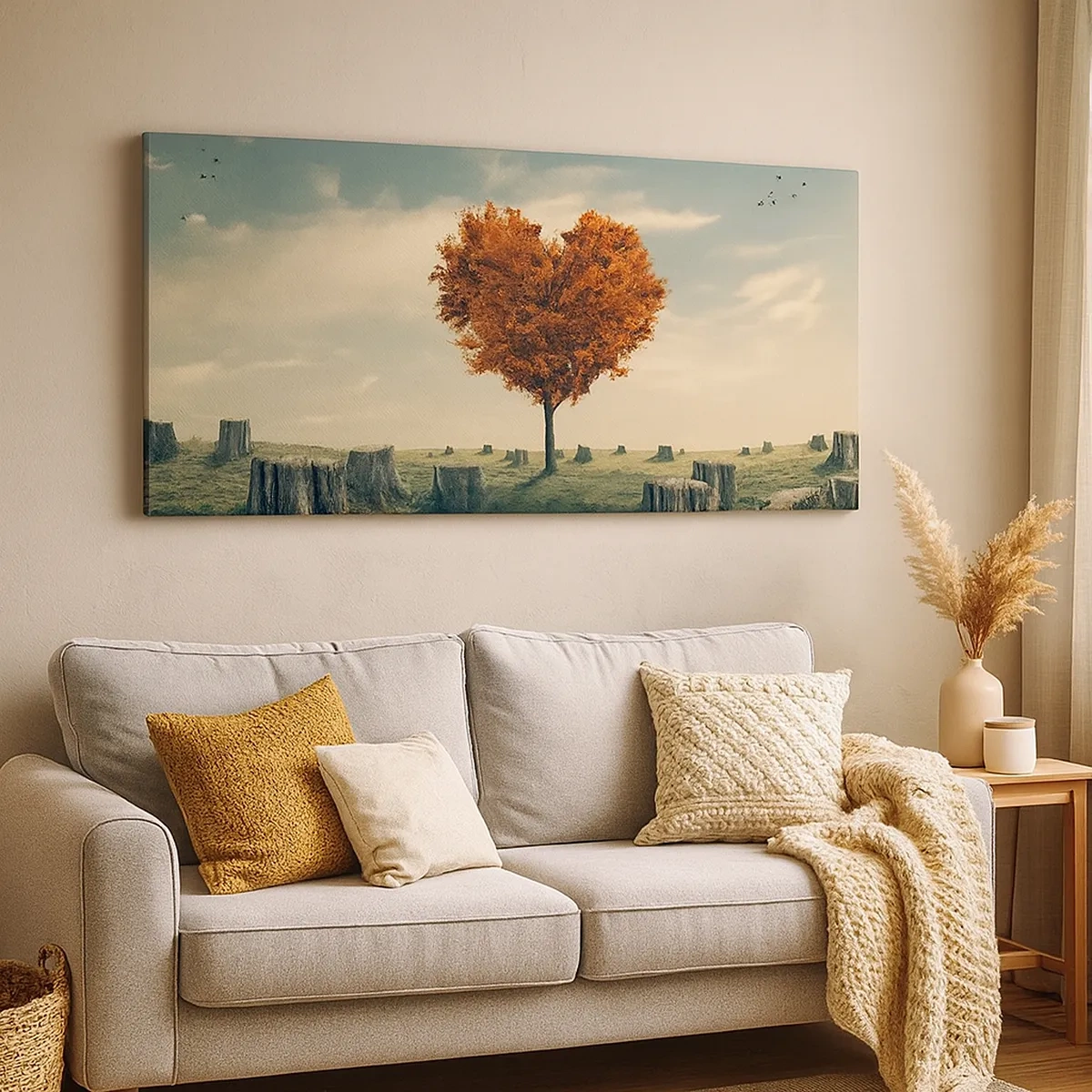 Impression sur toile - Image sur toile - Il y a toujours de l'espoir - 30x30 cm