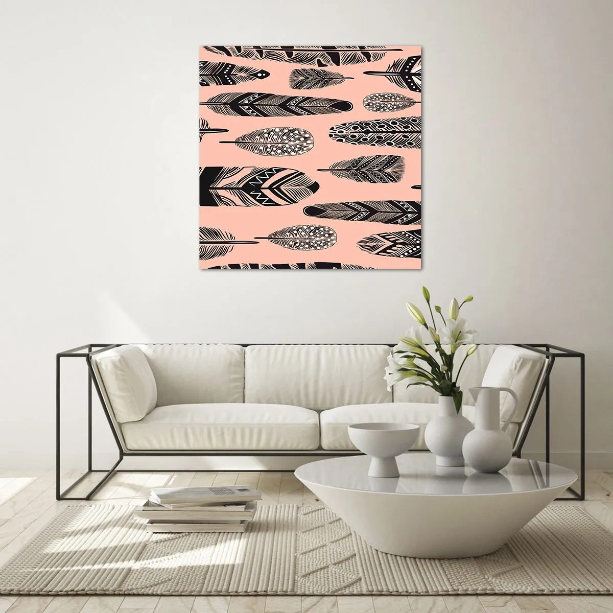 Impression sur verre - Image sur verre - Collection indienne - 60x60 cm