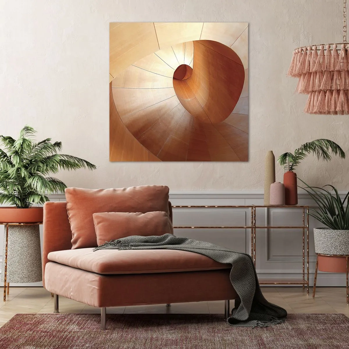 Impression sur toile - Image sur toile - Serpentin architectural - 60x60 cm