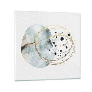 Impression sur verre - Image sur verre - Emmêlement de l'espace - 60x60 cm