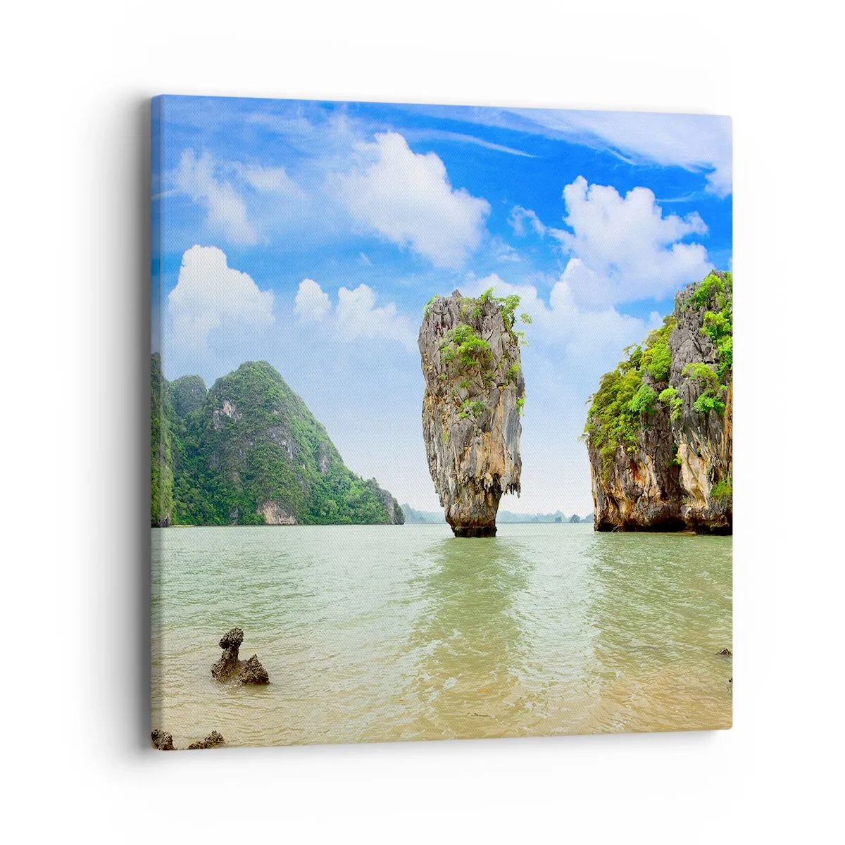 Impression sur toile - Image sur toile - Merveilles rocheuses de la nature - 40x40 cm