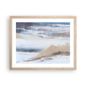 Affiche dans un chêne clair - Poster - Composition hivernale - 50x40 cm