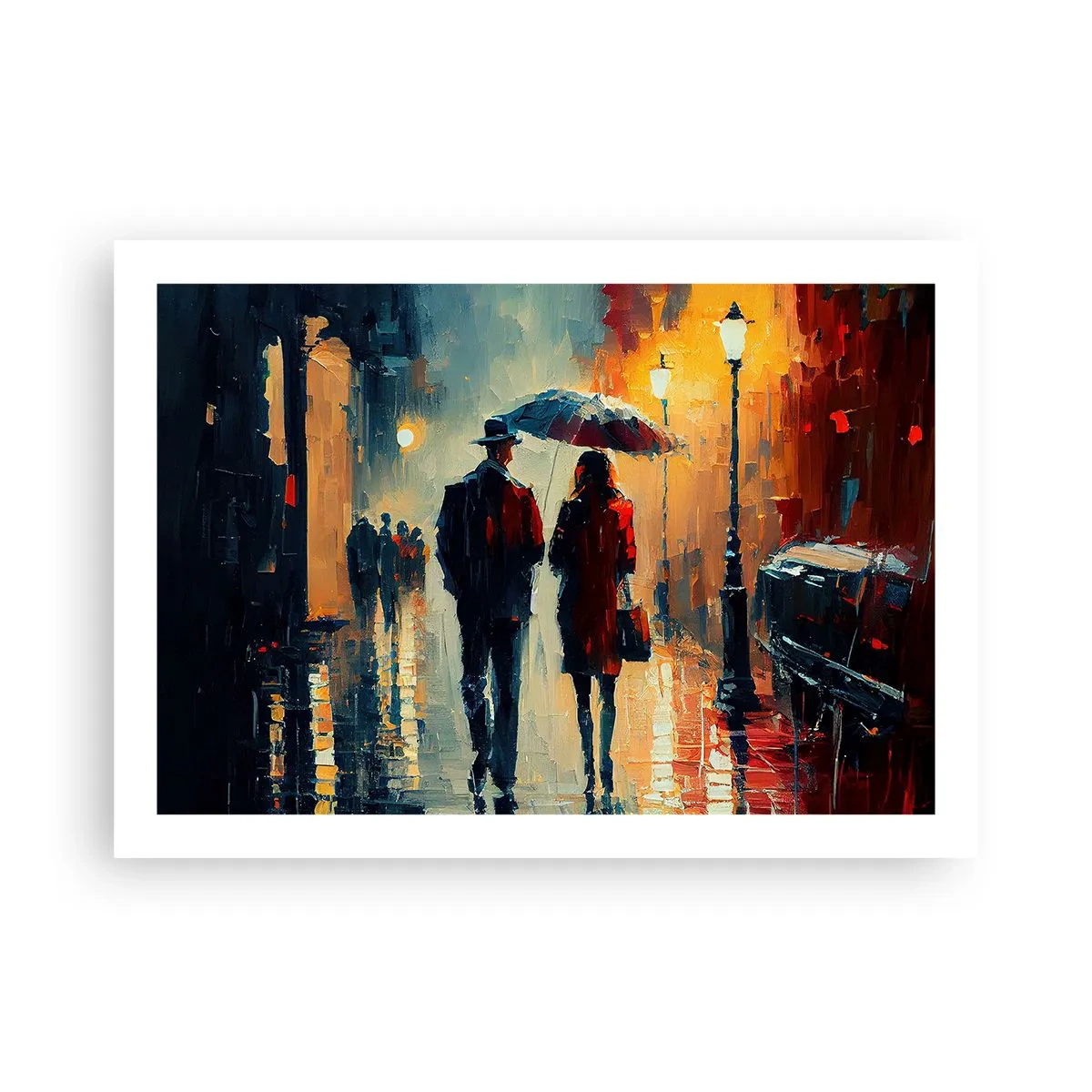 Affiche - Poster - Histoire d'amour urbaine - 70x50 cm