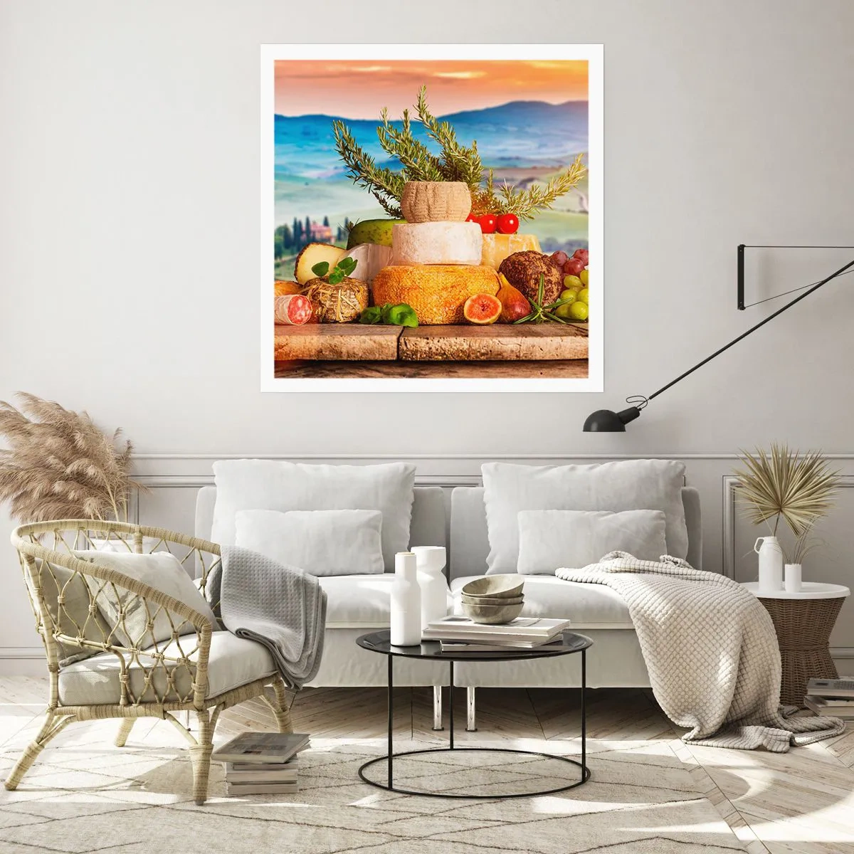 Affiche - Poster - La joie de vivre à l'italienne - 50x50 cm