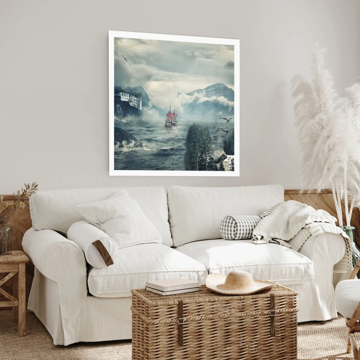 Affiche - Poster - Dans l'eau magique - 30x30 cm