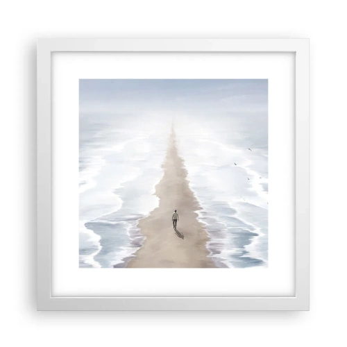 Affiche dans un cadre blanc - Poster - Un brillant avenir - 30x30 cm