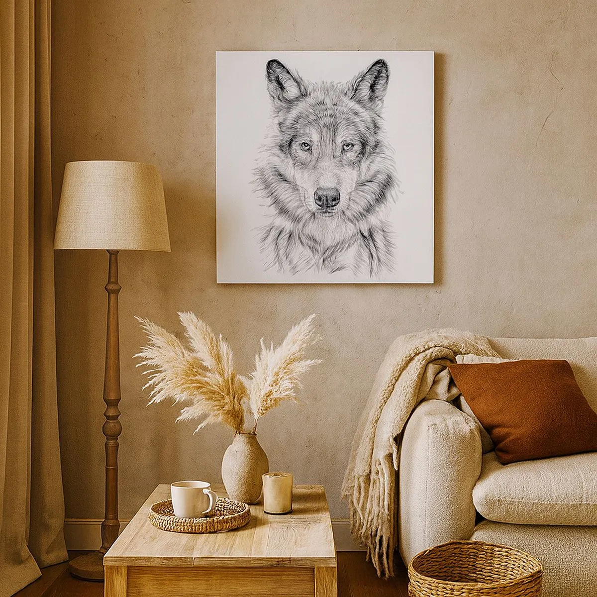 Impression sur toile - Image sur toile - Un leader né - 30x30 cm