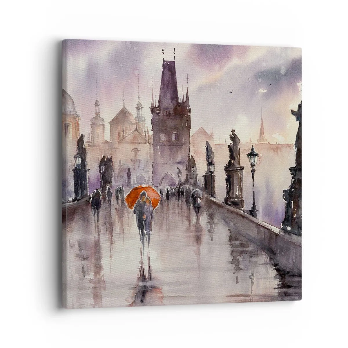 Impression sur toile - Image sur toile - Les gens ne changent pas - 40x40 cm