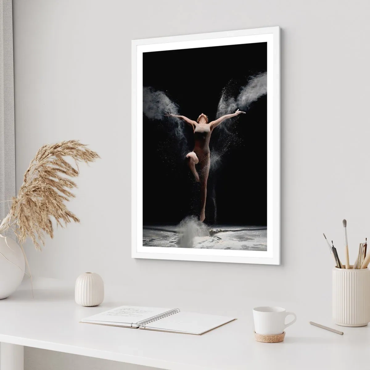 Affiche dans un cadre blanc - Poster - Les elfes existent - 70x100 cm