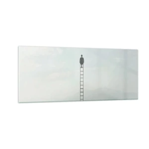 Impression sur verre - Image sur verre - Se soulever au-dessus - 100x40 cm