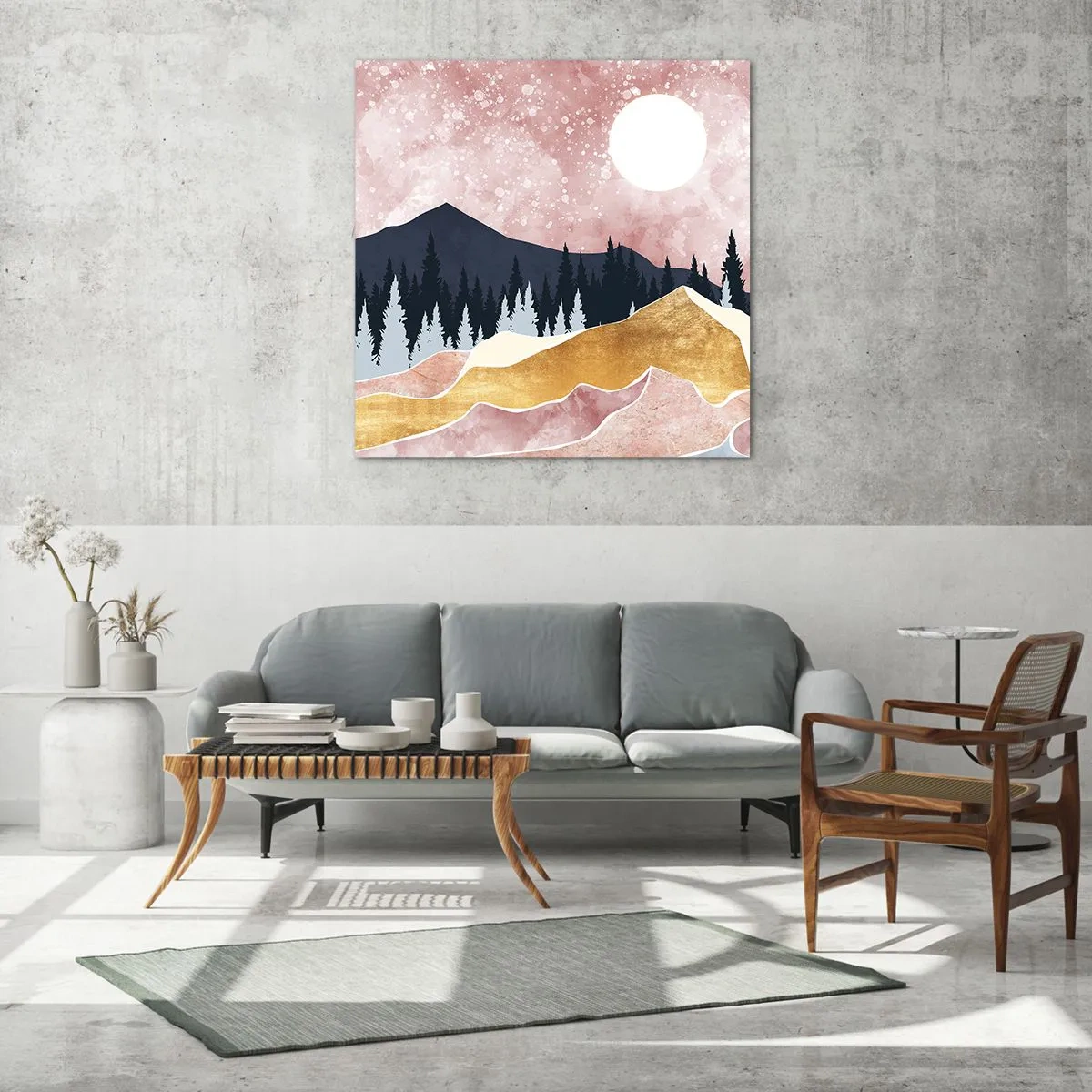 Impression sur verre - Image sur verre - Gardien de la nuit - 40x40 cm