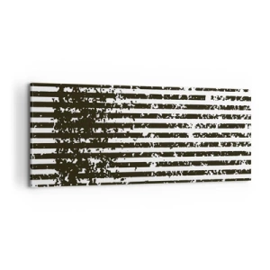 Impression sur toile - Image sur toile - Rythme et bruissement - 100x40 cm
