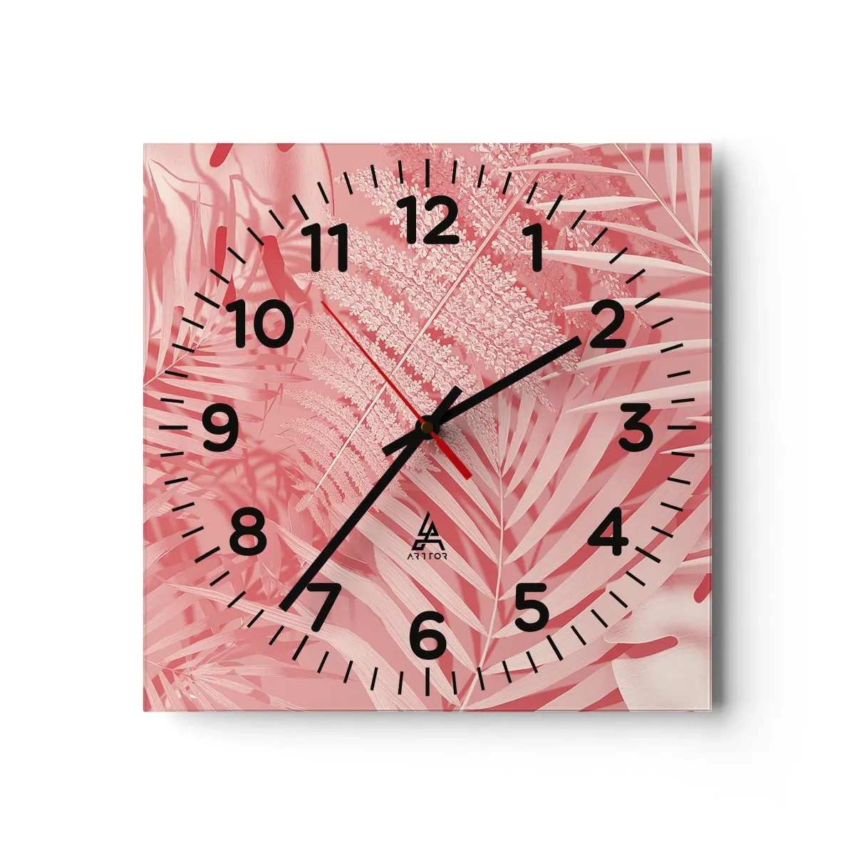 Horloge murale - Pendule murale - Concept de rose - 30x30 cm