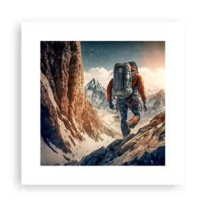 Affiche - Poster - Guerrier solitaire - 30x30 cm