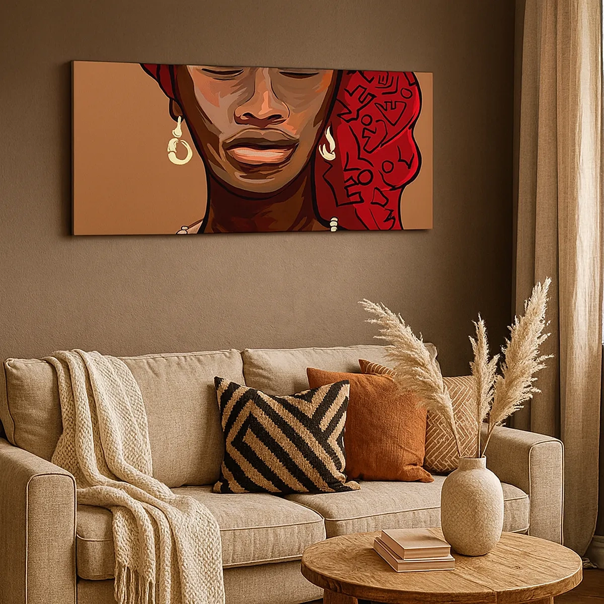 Impression sur toile - Image sur toile - Vénus d'ébène - 30x30 cm