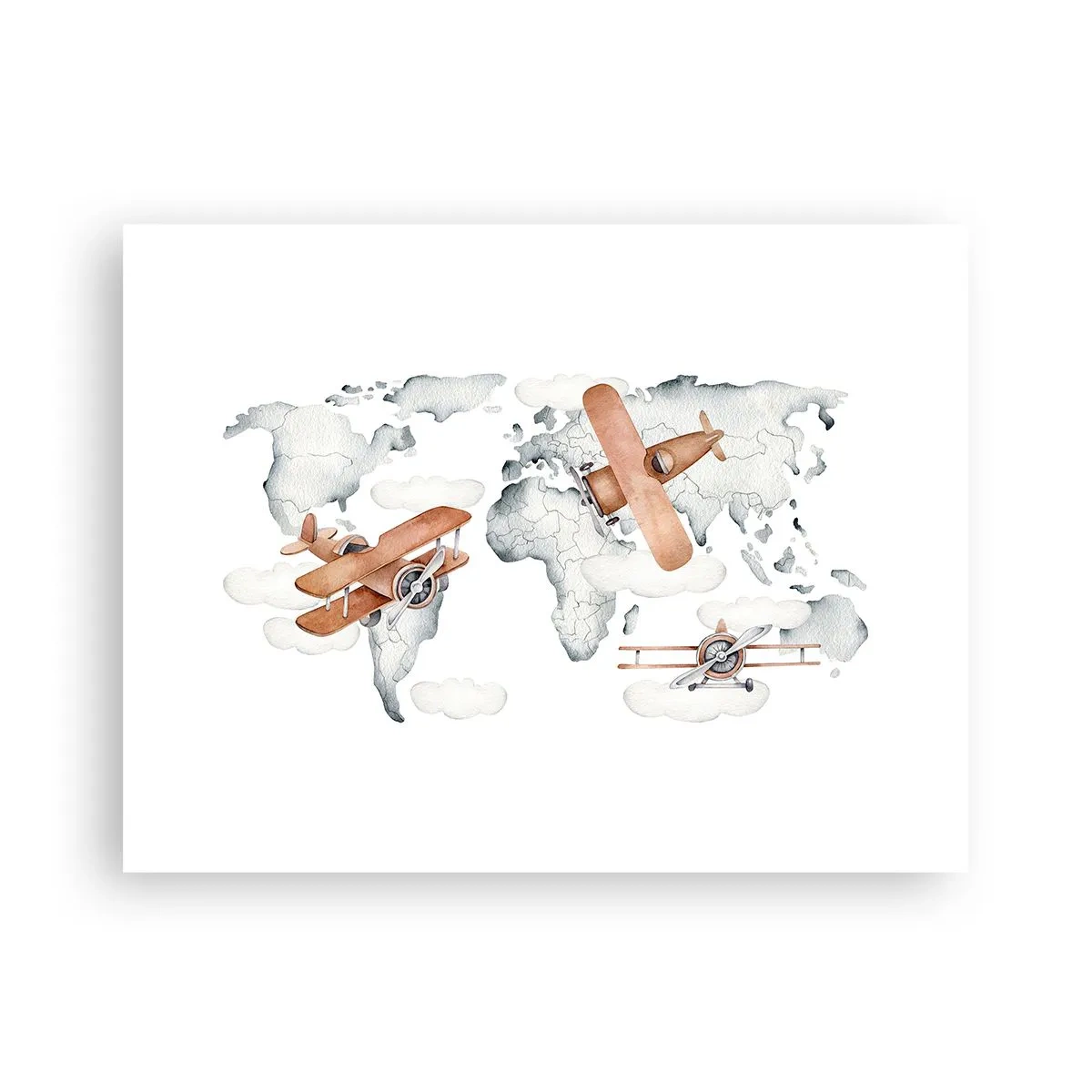 Affiche - Poster - Dans un esprit pionnier - 40x30 cm