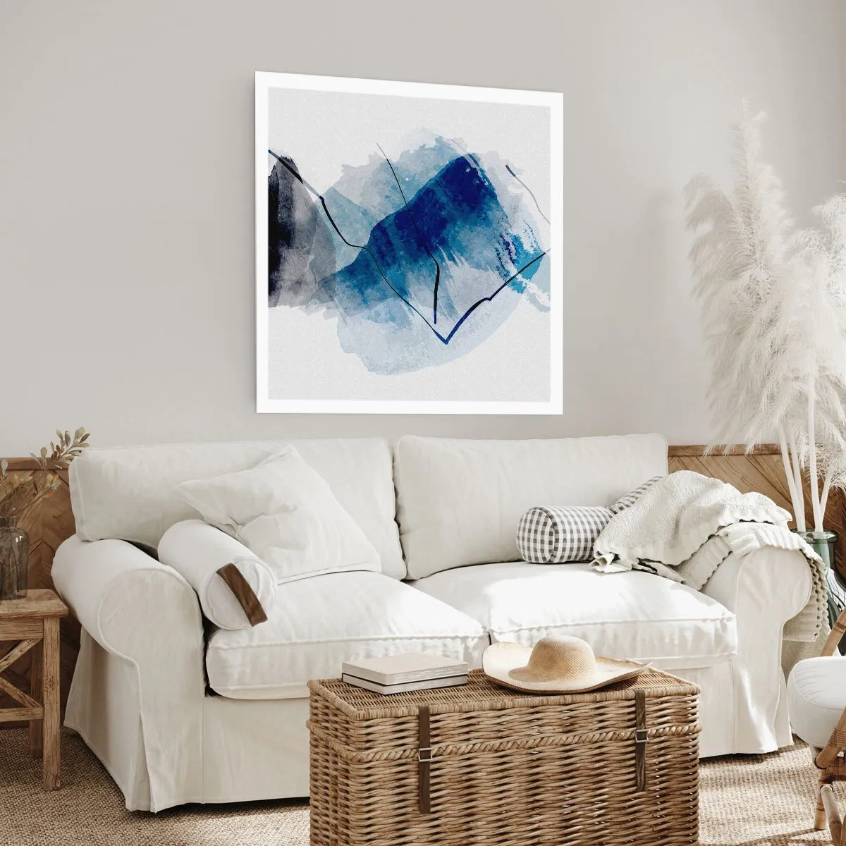 Affiche - Poster - Montagne de glace - 40x40 cm