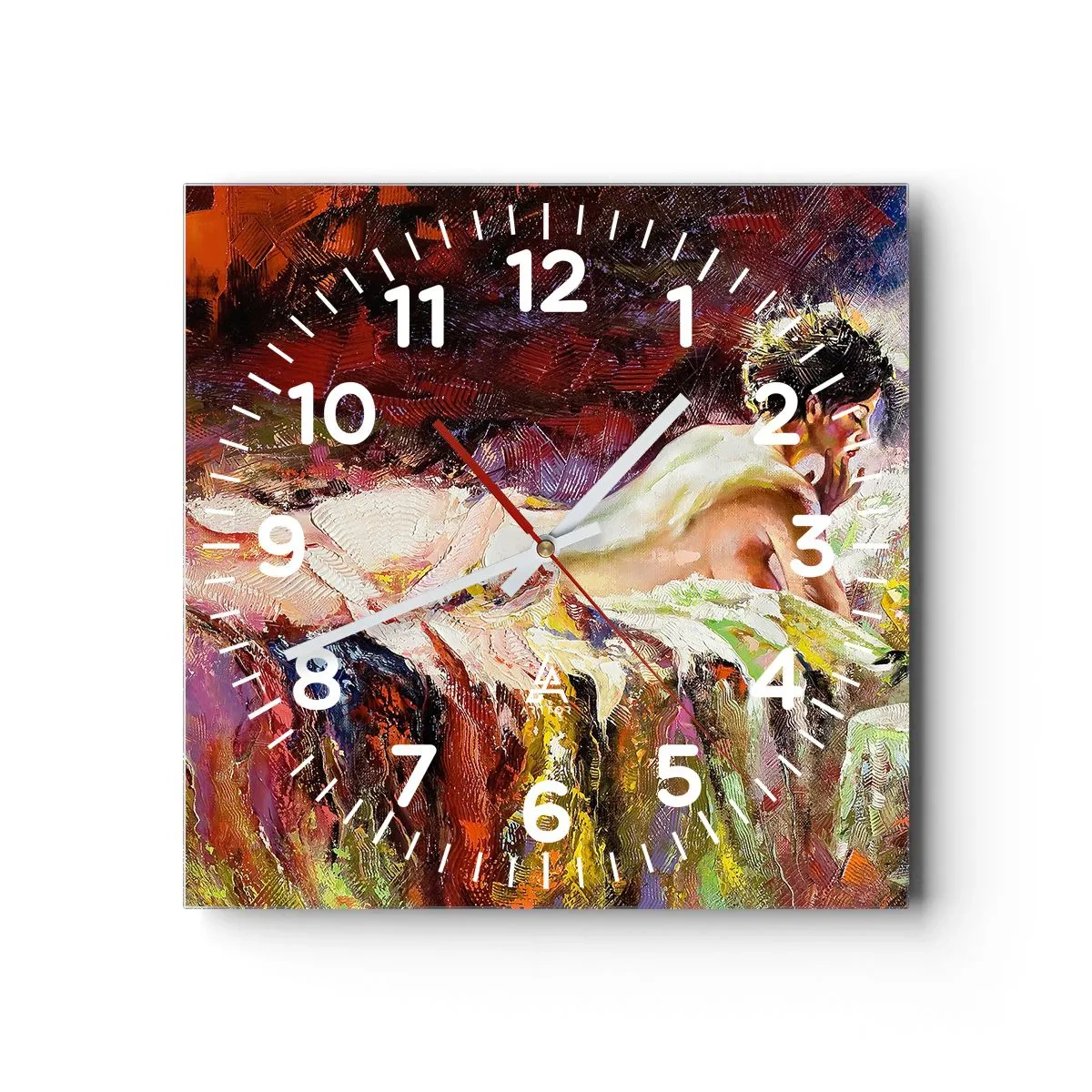 Horloge murale - Pendule murale - Vénus en pensée - 30x30 cm