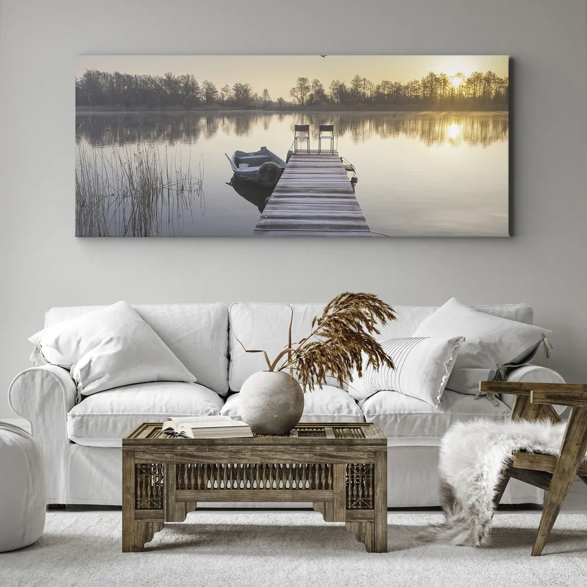 Impression sur toile - Image sur toile - Je reviendrai - 90x30 cm